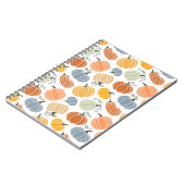 Kleurrijke pompoen pompoen patroon notitieboek (Linkerzijde)