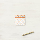 Kleurrijke pompoen pompoen patroon post-it® notes (Op bureau)