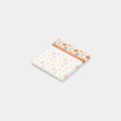 Kleurrijke pompoen pompoen patroon post-it® notes (Schuin)