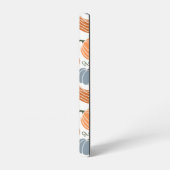 Kleurrijke pompoen pompoen patroon samsung galaxy hoesje (Linkerkant)