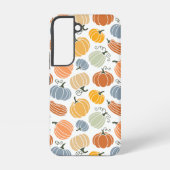 Kleurrijke pompoen pompoen patroon samsung galaxy hoesje (Achterkant)
