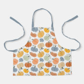 Kleurrijke pompoen pompoen patroon schort (Voorkant)