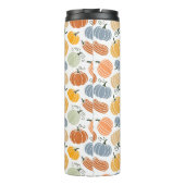 Kleurrijke pompoen pompoen patroon thermosbeker (Achterkant)