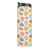 Kleurrijke pompoen pompoen patroon thermosbeker (Geroteerd rechts)