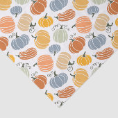 Kleurrijke pompoen pompoen patroon tissuepapier (Detail)