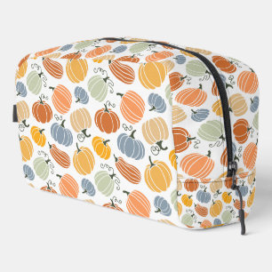 Kleurrijke pompoen pompoen patroon toilettasje