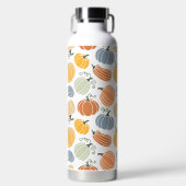 Kleurrijke pompoen pompoen patroon waterfles (Voorkant)