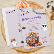 Kleurrijke Pompoen Snoep Kinderen Halloween Feestj