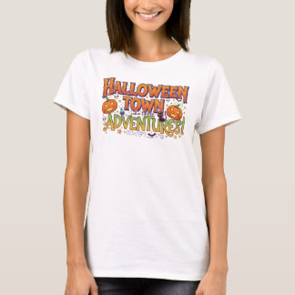 Kleurrijke Pompoen & Vleermuis Grafische T-shirt