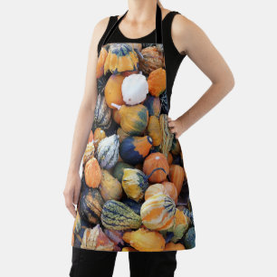 Kleurrijke Pompoenen A Schort