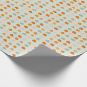Kleurrijke Pompoenen Cadeaupapier (Hoek)