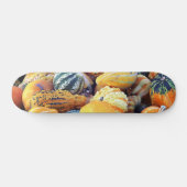 Kleurrijke Pompoenen Close-up Persoonlijk Skateboard (Horizontaal)