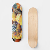Kleurrijke Pompoenen Close-up Persoonlijk Skateboard (Voorkant)