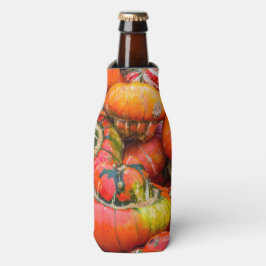 Kleurrijke pompoenen flesjeskoeler
