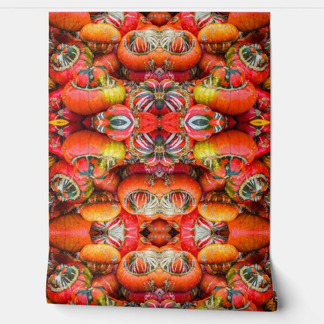 Kleurrijke pompoenen groot behang (Afrollen)