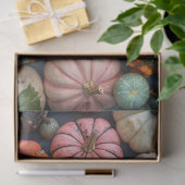 Kleurrijke pompoenen kalebassen en squash decoupag tissuepapier (Geschenk)