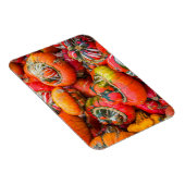 Kleurrijke pompoenen magneet (Rechterzijde)