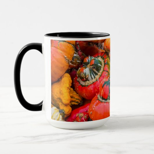 Kleurrijke pompoenen mok (Links)