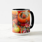 Kleurrijke pompoenen mok (Voorkant rechts)