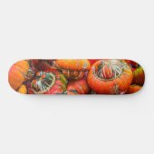 Kleurrijke pompoenen persoonlijk skateboard (Horizontaal)