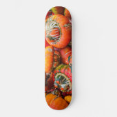 Kleurrijke pompoenen persoonlijk skateboard (Voorkant)