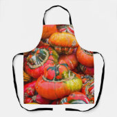 Kleurrijke pompoenen schort (Voorkant)