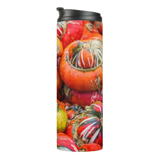 Kleurrijke pompoenen thermosbeker (Geroteerd rechts)