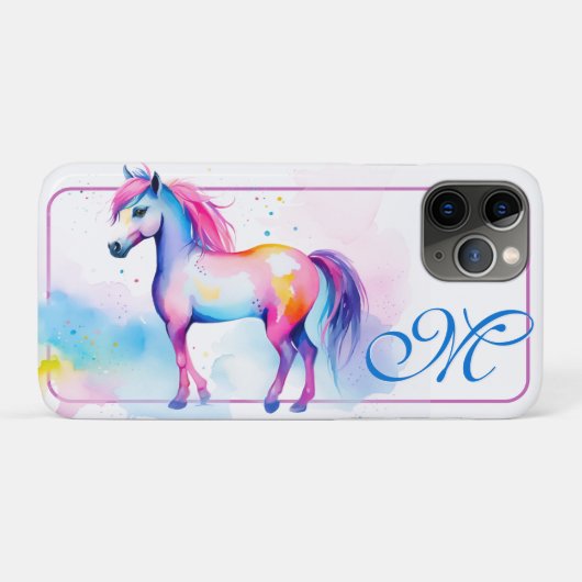 Kleurrijke Pony 2 Case-Mate iPhone Case (Achterkant (horizontaal))