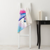 Kleurrijke Pony 2 Sherpa Deken (In situ)