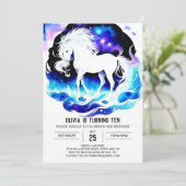 Kleurrijke Pony Delight Verjaardag Kaart (Staand voorkant)