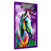 Kleurrijke Pony Klembord (Rechts)