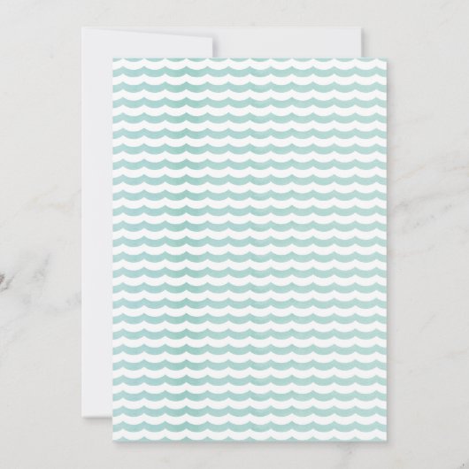 Kleurrijke Pool Party Duik in Vijf 5e Verjaardag Kaart (Achterkant)