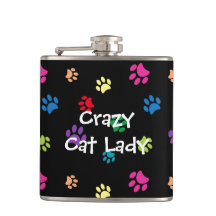 Kleurrijke Pootafdrukken van de Kat Lady
