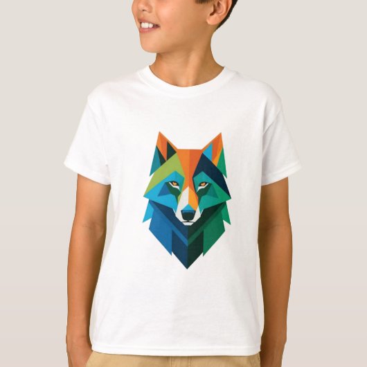 Kleurrijke Pootjes Kinderen Dog T-shirt (Voorkant)