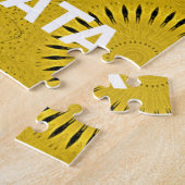 Kleurrijke Pop Art Collage & "Hakuna Matata" Beric Legpuzzel (Zijkant)