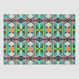 Kleurrijke Pop Art Deco Abstract Modern Geometrisc Tissuepapier