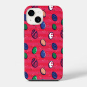Kleurrijke Pop Art Easter Eggs Pattern iPhone Hoesje (Achterkant)