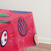 Kleurrijke Pop Art Easter Eggs Pattern Tafelkleed (Voorbeeld)