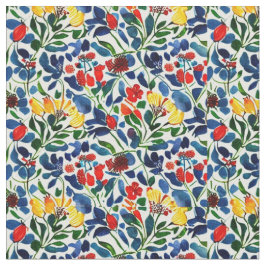 Kleurrijke Pop Art Flowers Fabric Stof