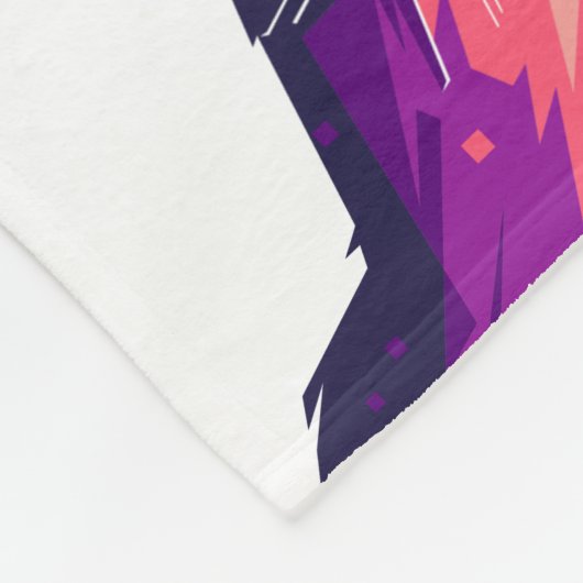 Kleurrijke Pop Art Goat - Aangepaste vlootzak Fleece Deken (Hoek)