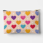 Kleurrijke Pop Art Heart Pattern Etui (Achterkant)