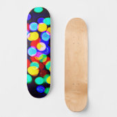 Kleurrijke Pop Art Lichtbellen Skateboarddek Persoonlijk Skateboard (Voorkant)