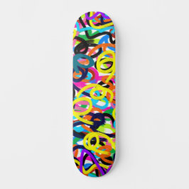 Kleurrijke Pop Art Persoonlijk Skateboard