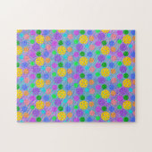 Kleurrijke Pop Art Pickleball Legpuzzel (Horizontaal)