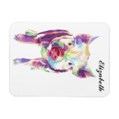 Kleurrijke Pop Art Pig Personalized Magnet Magneet (Horizontaal)