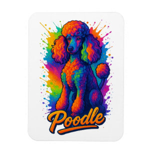 Kleurrijke Pop Art Pram Poo Illustration – Levendi Magneet