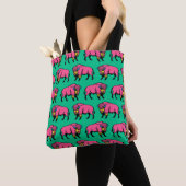Kleurrijke Pop-Art Zuidwestelijke Buffalo / Bison Tote Bag (Dichtbij)