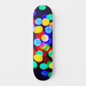Kleurrijke Pop Kunstlicht blaasjes Skateboard Deck (Voorkant)
