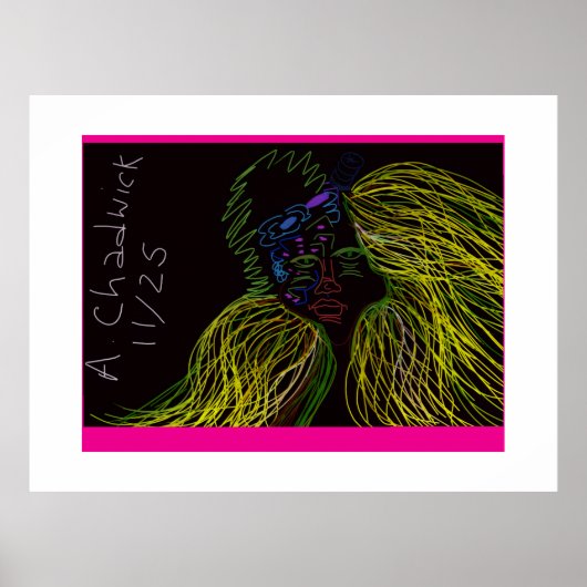 Kleurrijke Pop Poster (Voorkant)