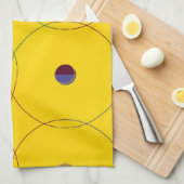 kleurrijke Pop Theedoek (Quarter Fold)